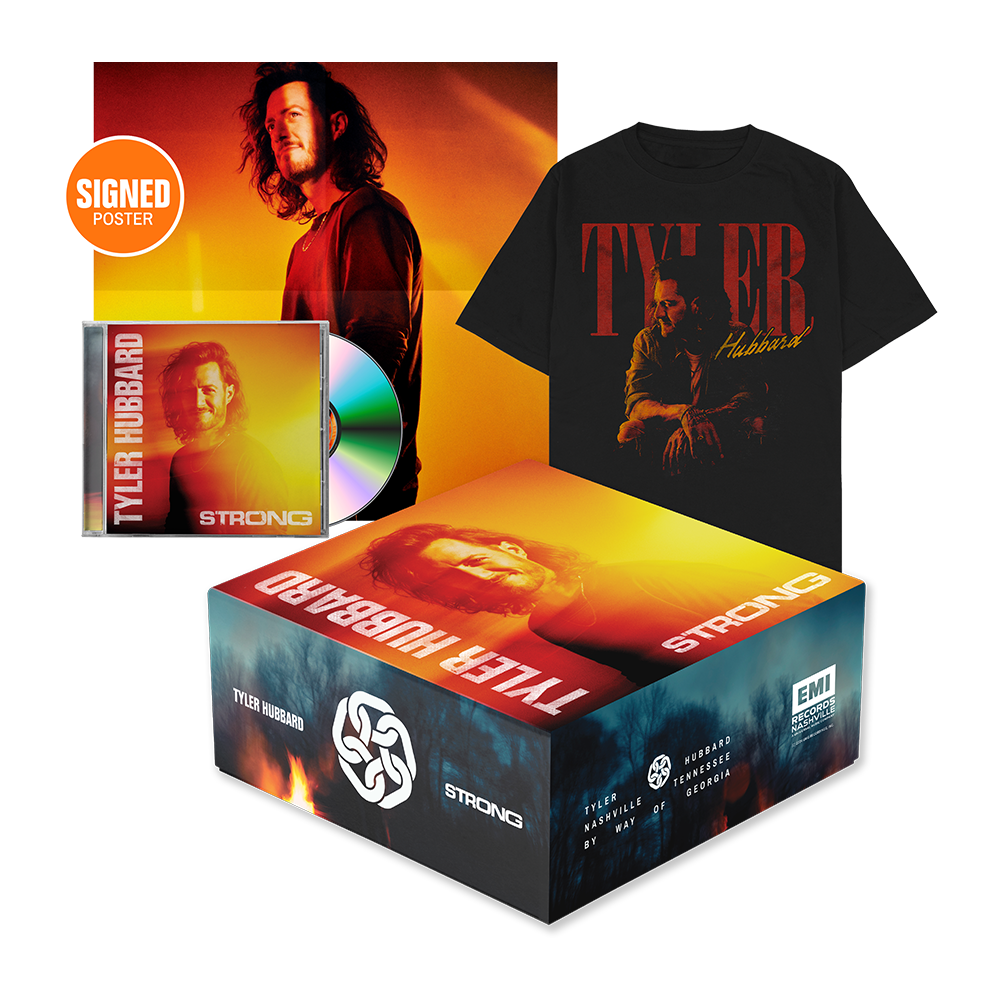Strong Box Set (CD + Signed Poster + T-Shirt) - Tyler Hubbard